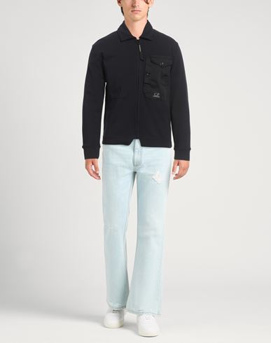 C. p. Company Man Sweatshirt Midnight blue Size XS Cotton, Elastane