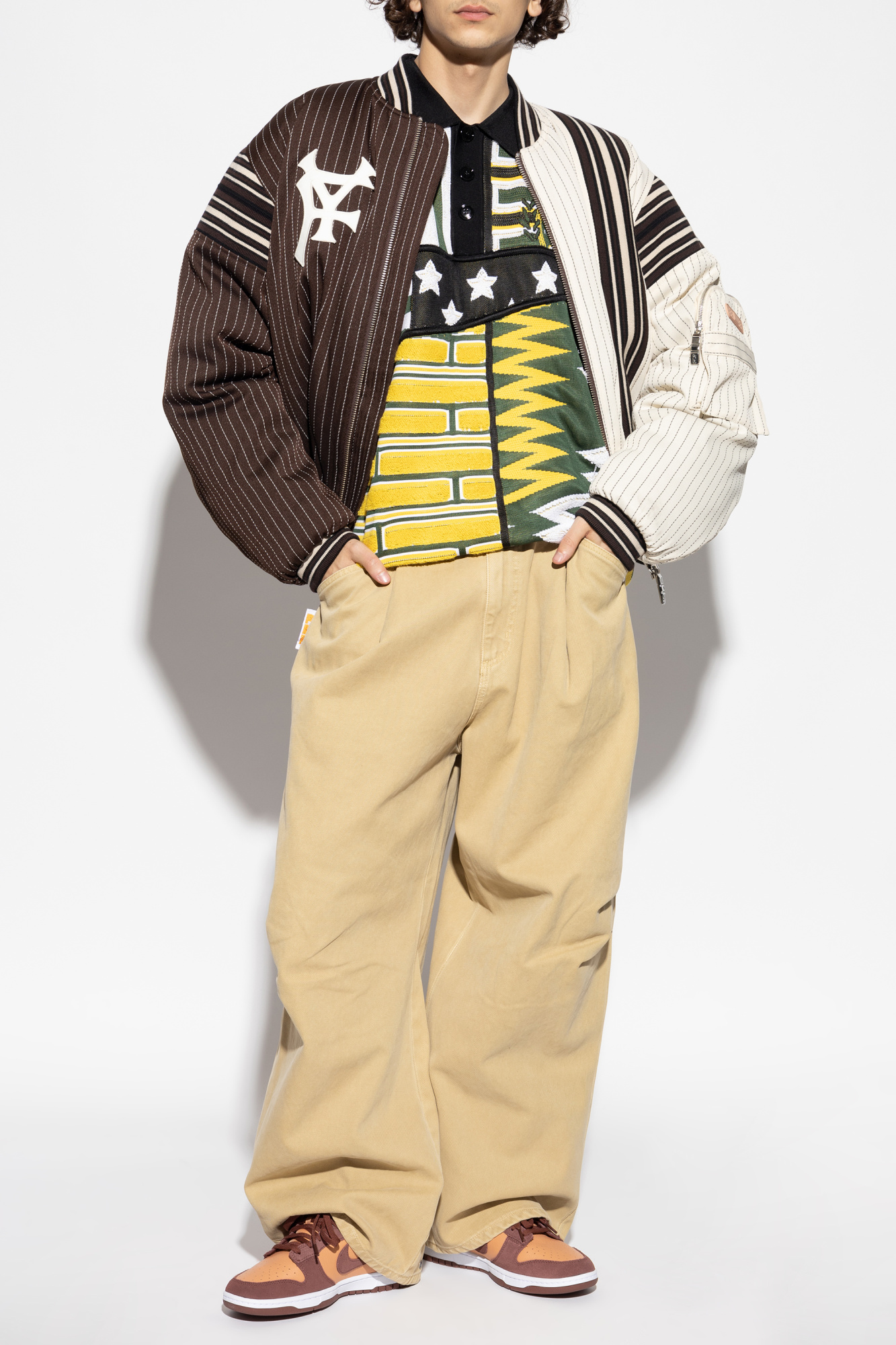 Polo Sweater, Men's, Multicolour