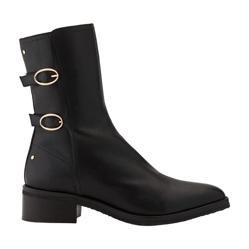 Jodhpur-style flat ankle boots