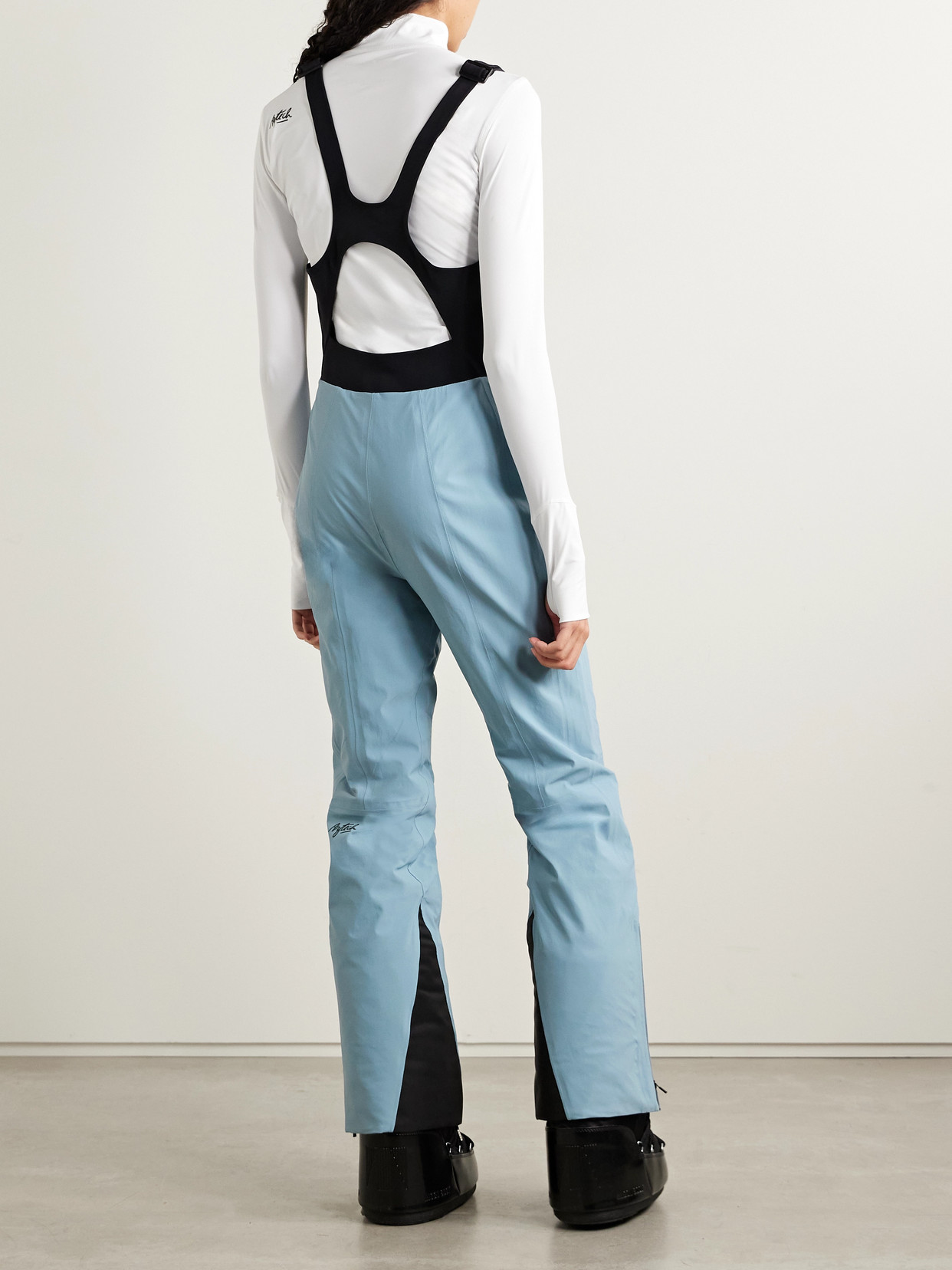 Top To Bottom Paneled Stretch Salopettes - Blue