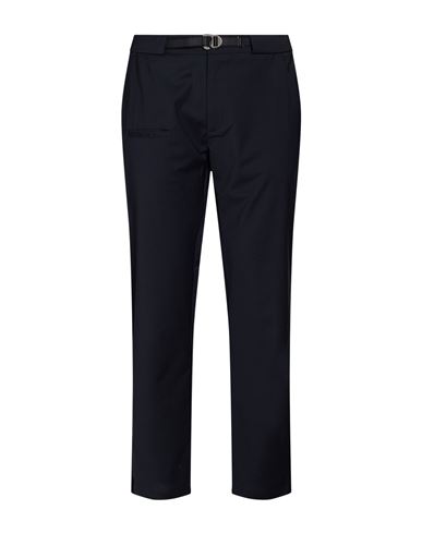 Man Pants Navy Size L Polyester, Wool, Elastane