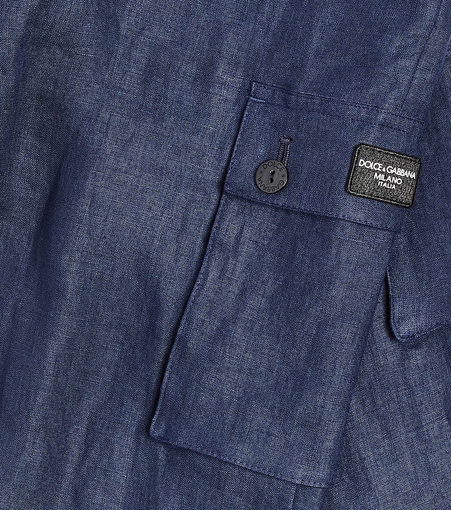 Linen cargo pants