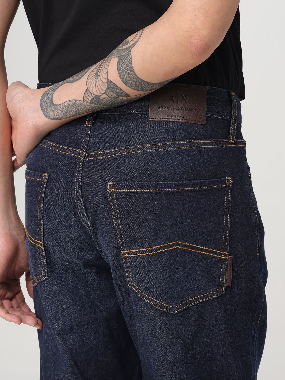 Jeans Men color Blue
