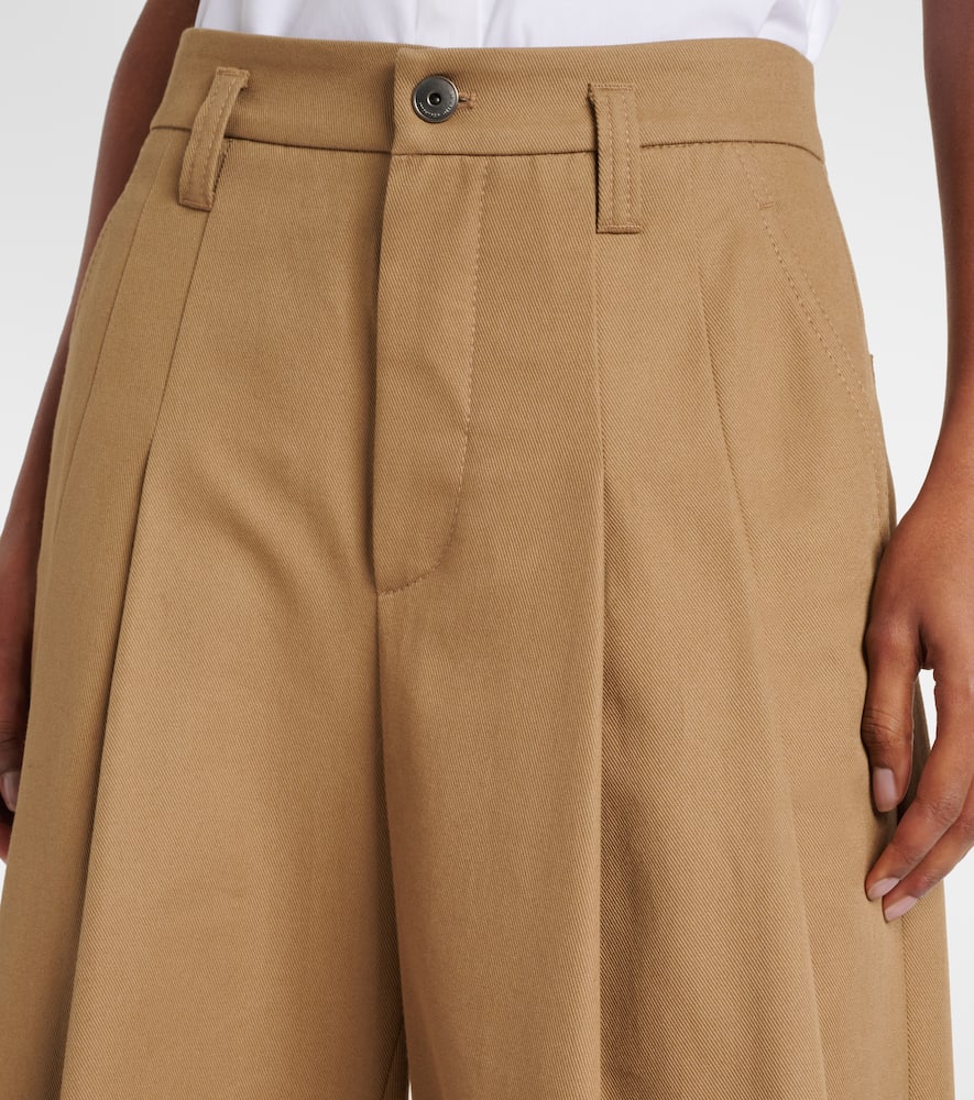 Monili cotton wide-leg pants