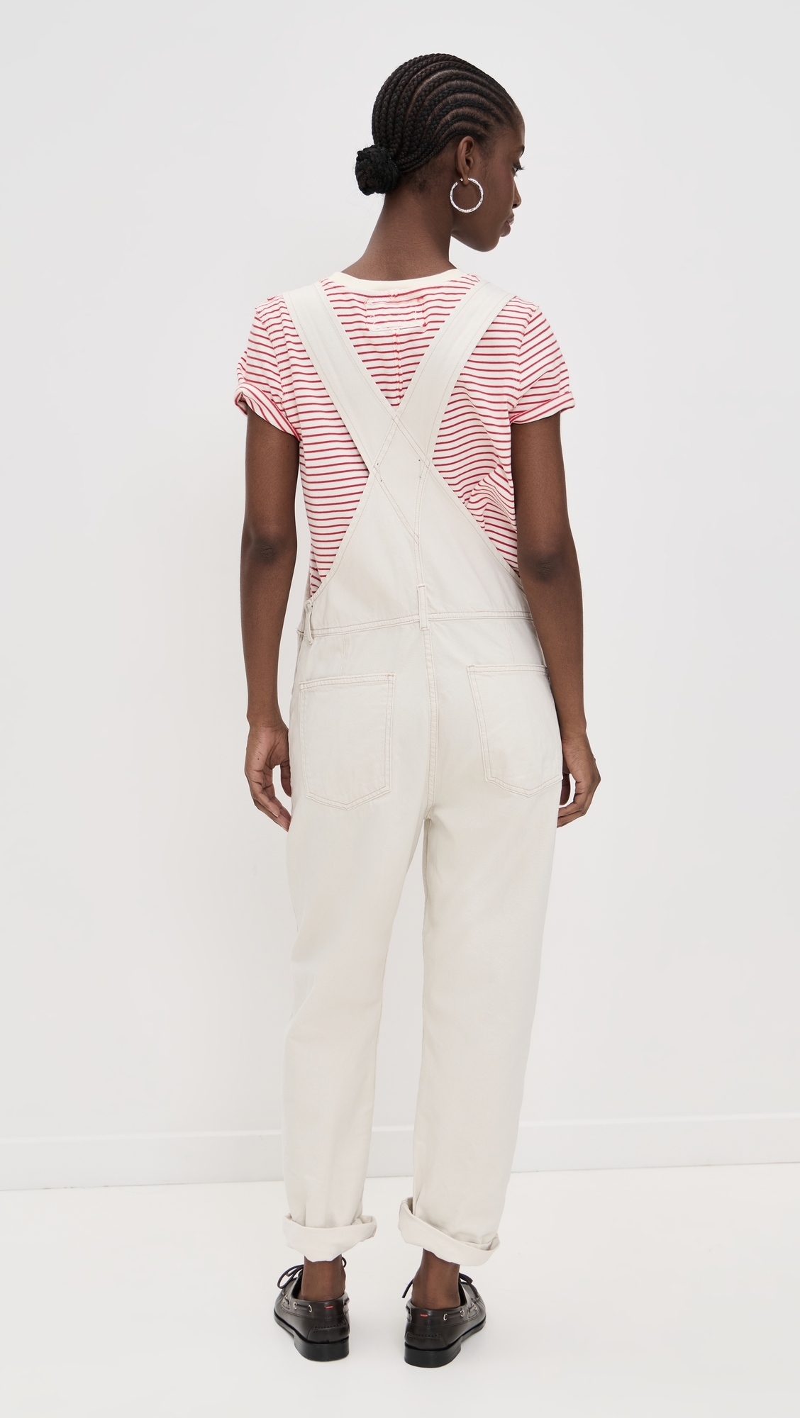 Free People Ziggy Overalls Parchment