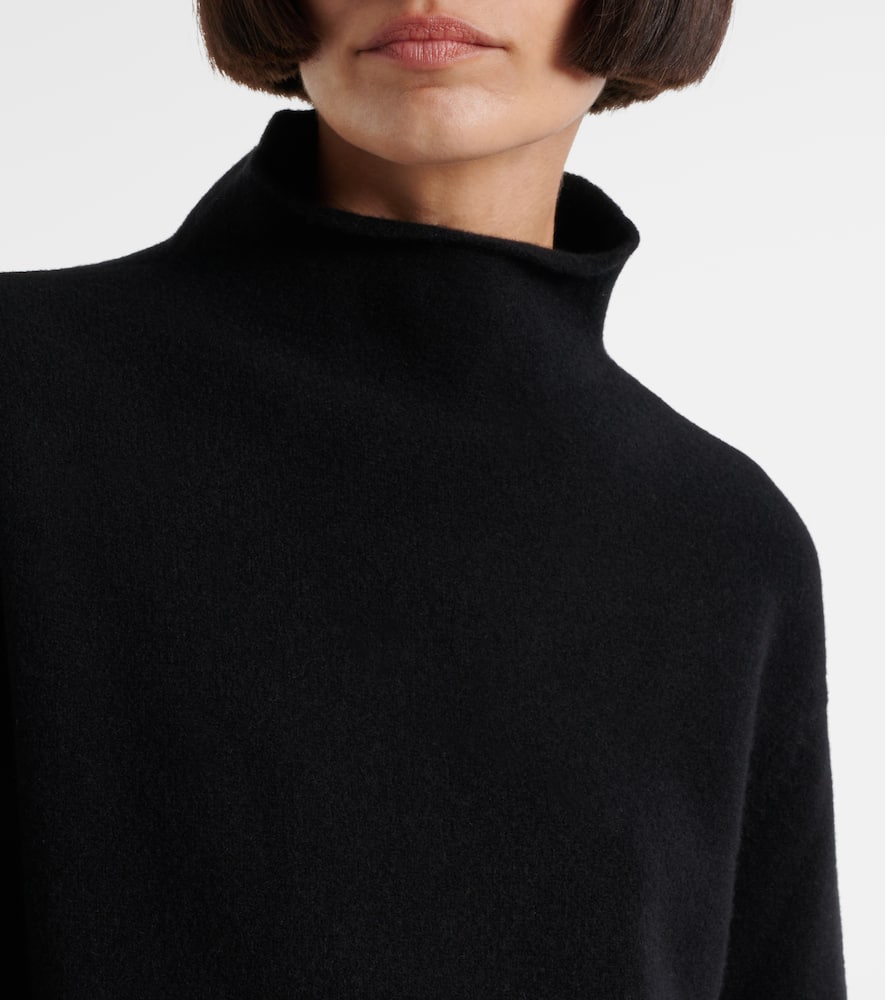 Julie cropped wool and cashmere sweater
