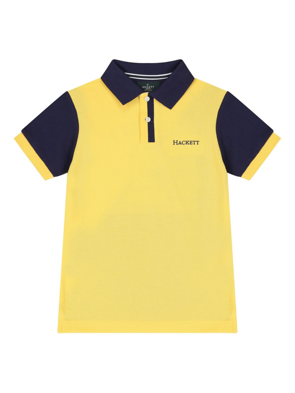 Hackett Kids logo polo shirt - Yellow