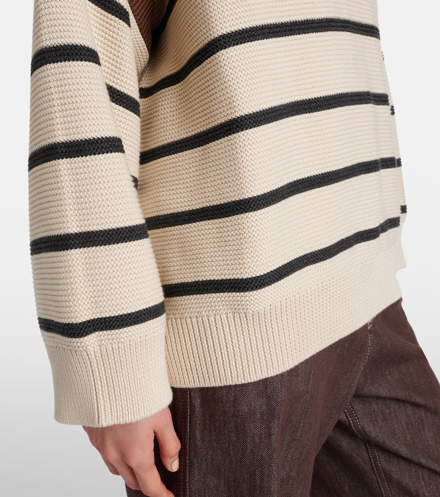 Brunello Cucinelli Striped cotton sweater