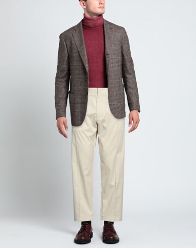 Man Pants Beige Size XL Cotton, Polyester, Elastane