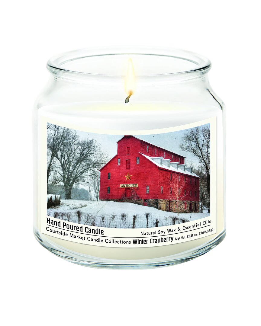 Snow At The Farm Hand-Poured Soy Wax Candle