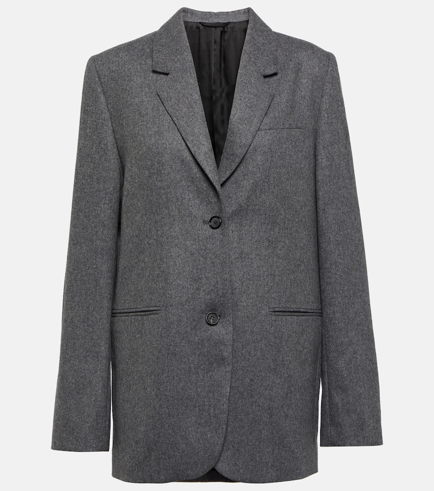 Wool-blend blazer