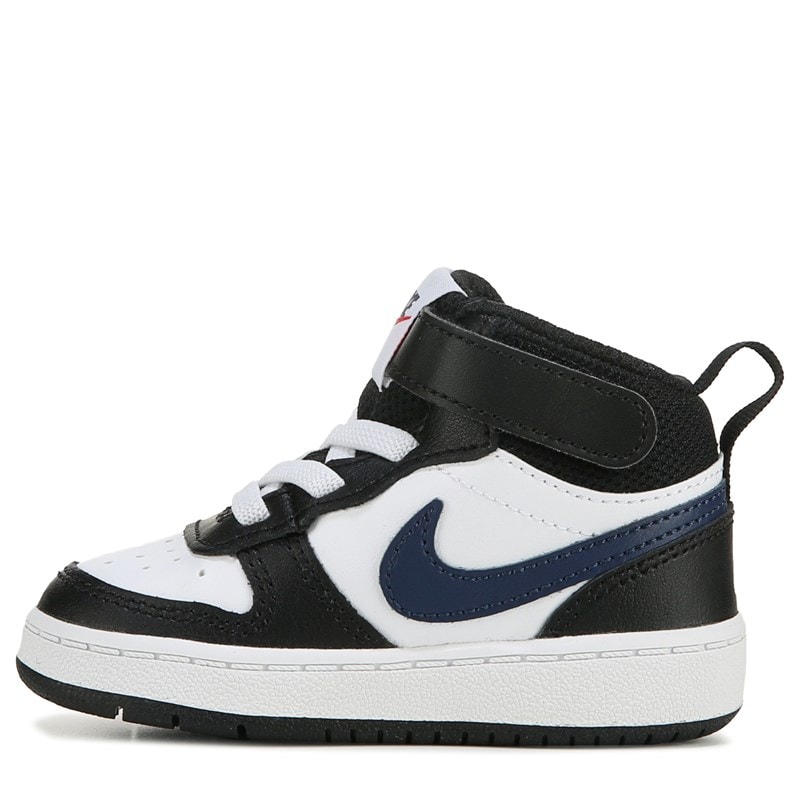 Kids' Court Borough Mid 2 High Top Sneaker Baby/Toddler Shoes (White/Black/Red/Navy)