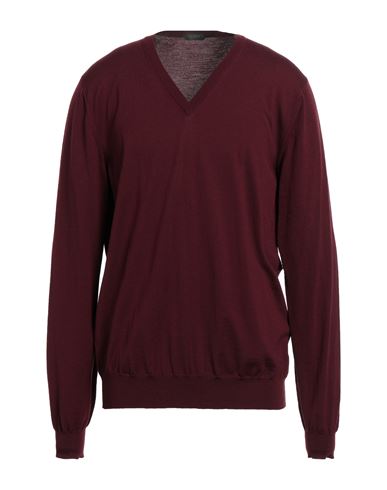 By Slowear Man Sweater Burgundy Size 48 Virgin Wool, Polyamide