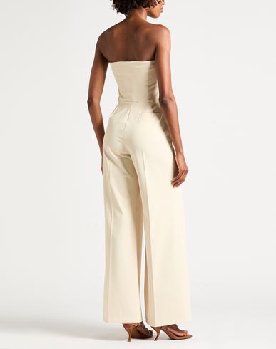 Woman Jumpsuit Pastel yellow Size 8 Polyester, Elastane