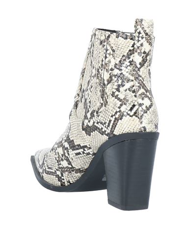 Woman Ankle boots Ivory Size 7 Textile fibers