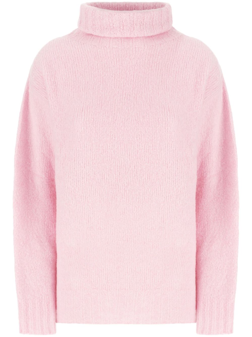 Roll-neck sweater - Pink