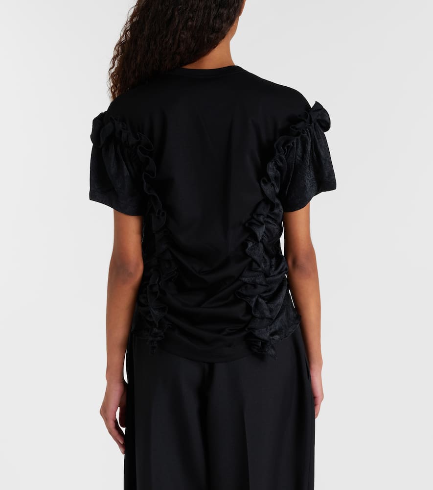 Ruffled cotton top