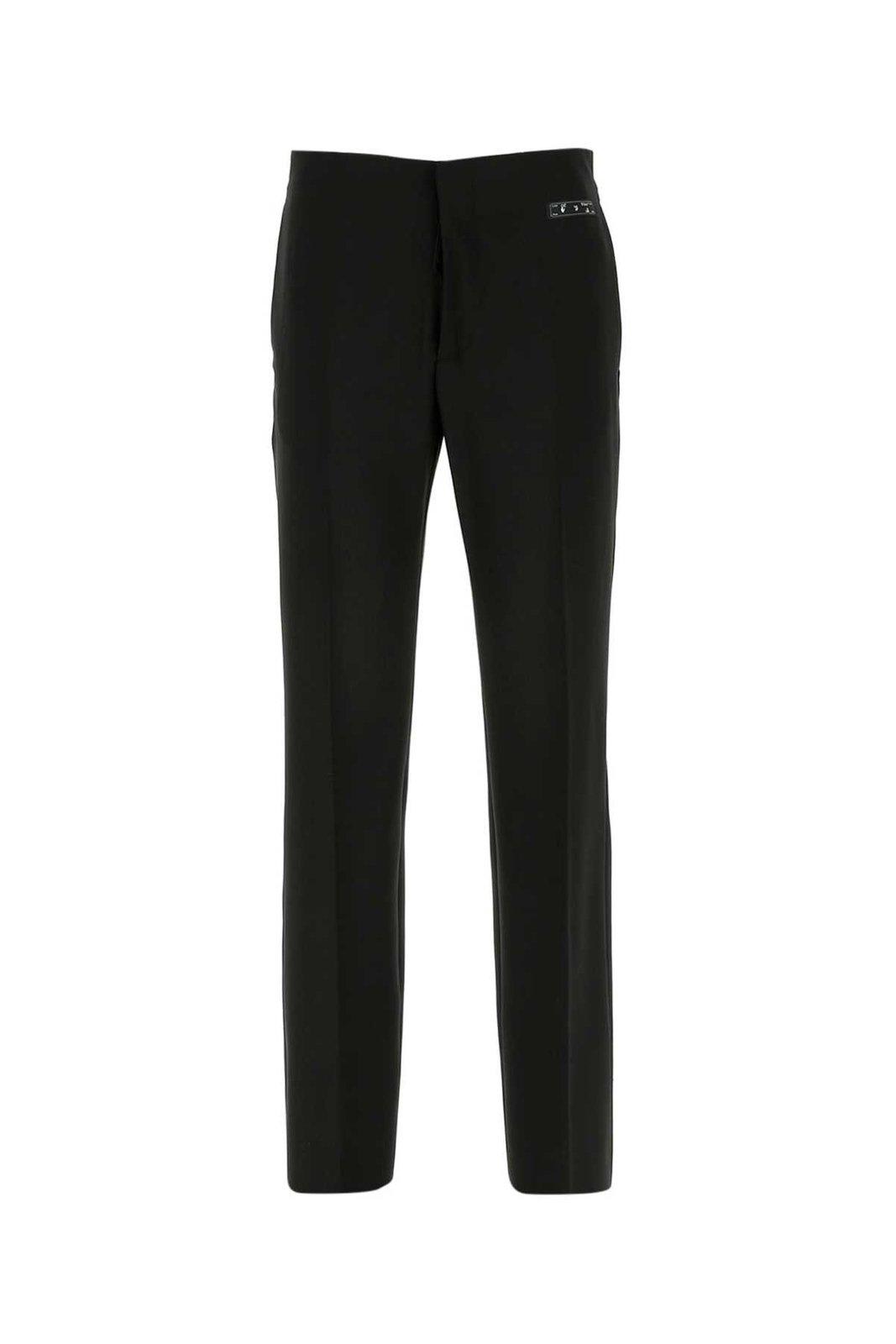 Clean straight-leg trousers