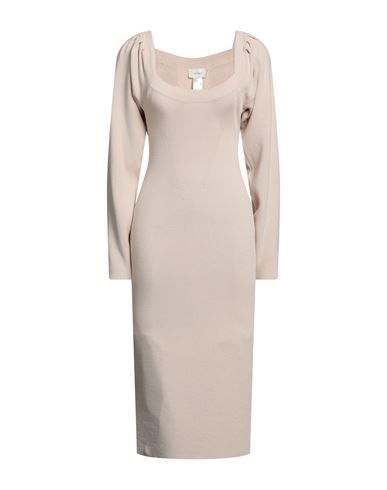 Woman Midi dress Sand Size ONESIZE Viscose, Polyester