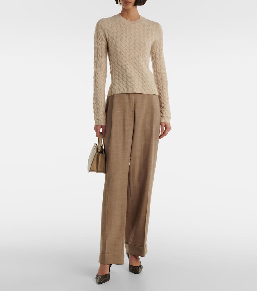 Altuzarra Milla cable-knit cashmere sweater