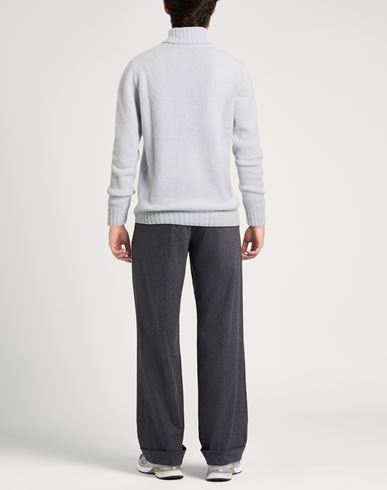 Man Turtleneck Light grey Size 48 Virgin Wool, Polyamide
