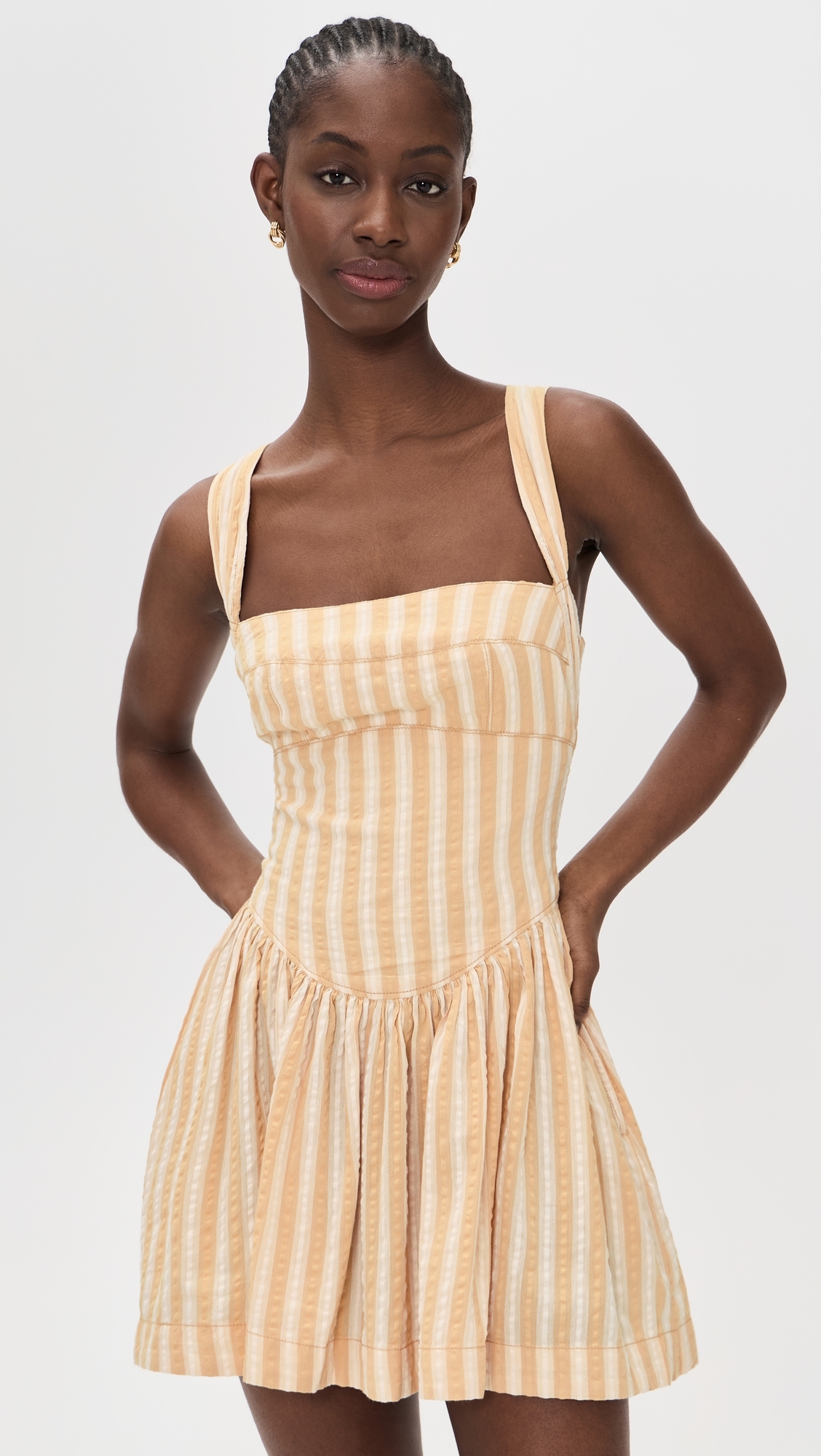 Laurel Mini Dress Neutral Combo