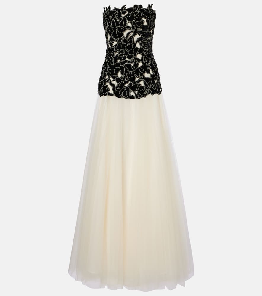 Alessi embellished tulle gown