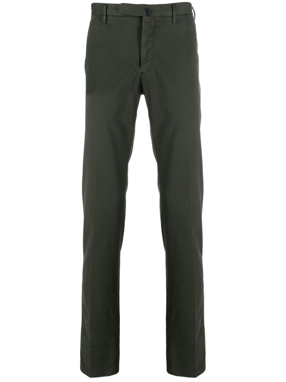 Pressed-crease slim-cut chinos - Neutrals