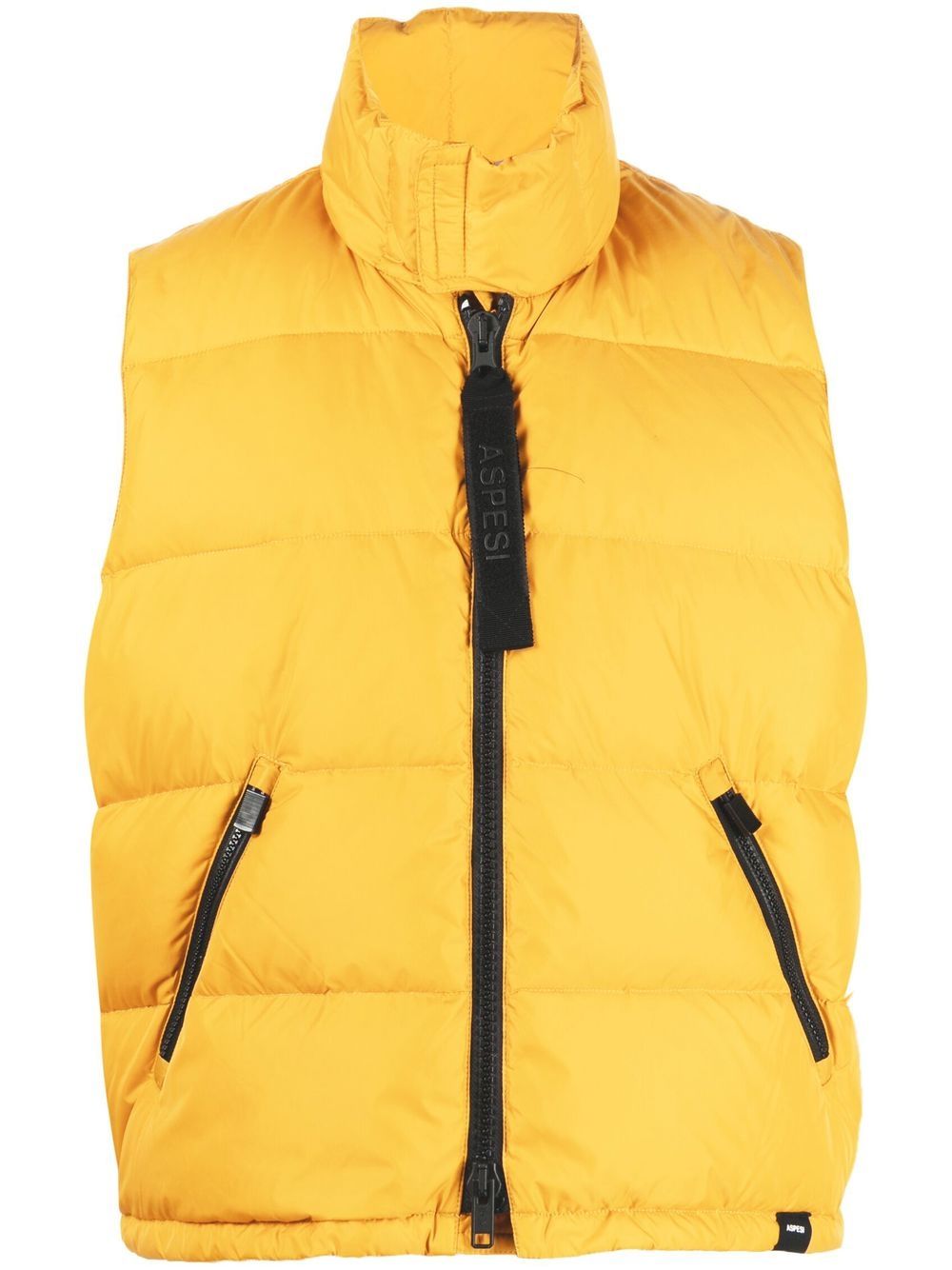 Down-padded gilet - Yellow