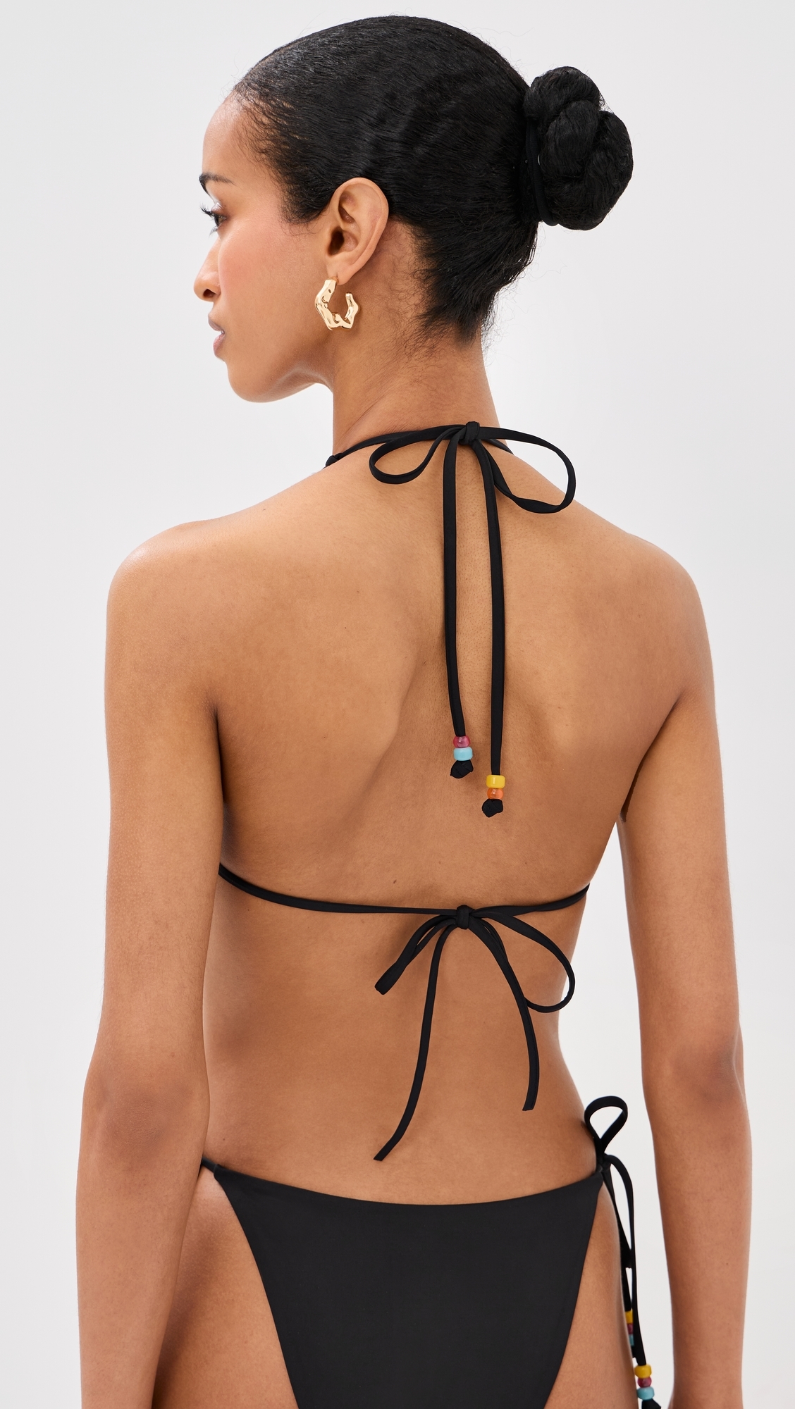 Lido Triangle Bikini Top Black