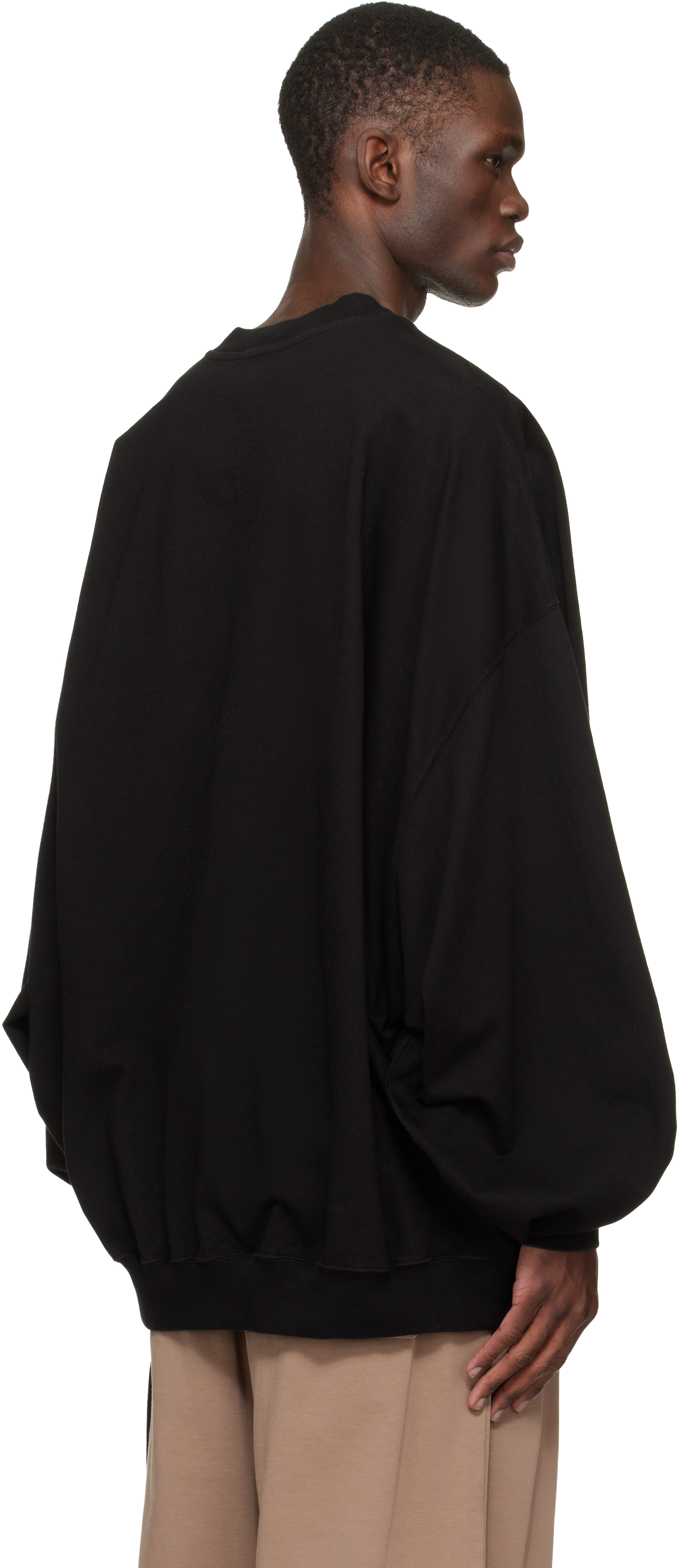 Black Temple Hun Crewneck Sweatshirt