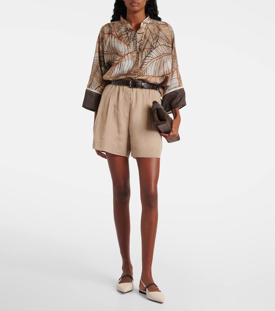 Cotton Bermuda shorts