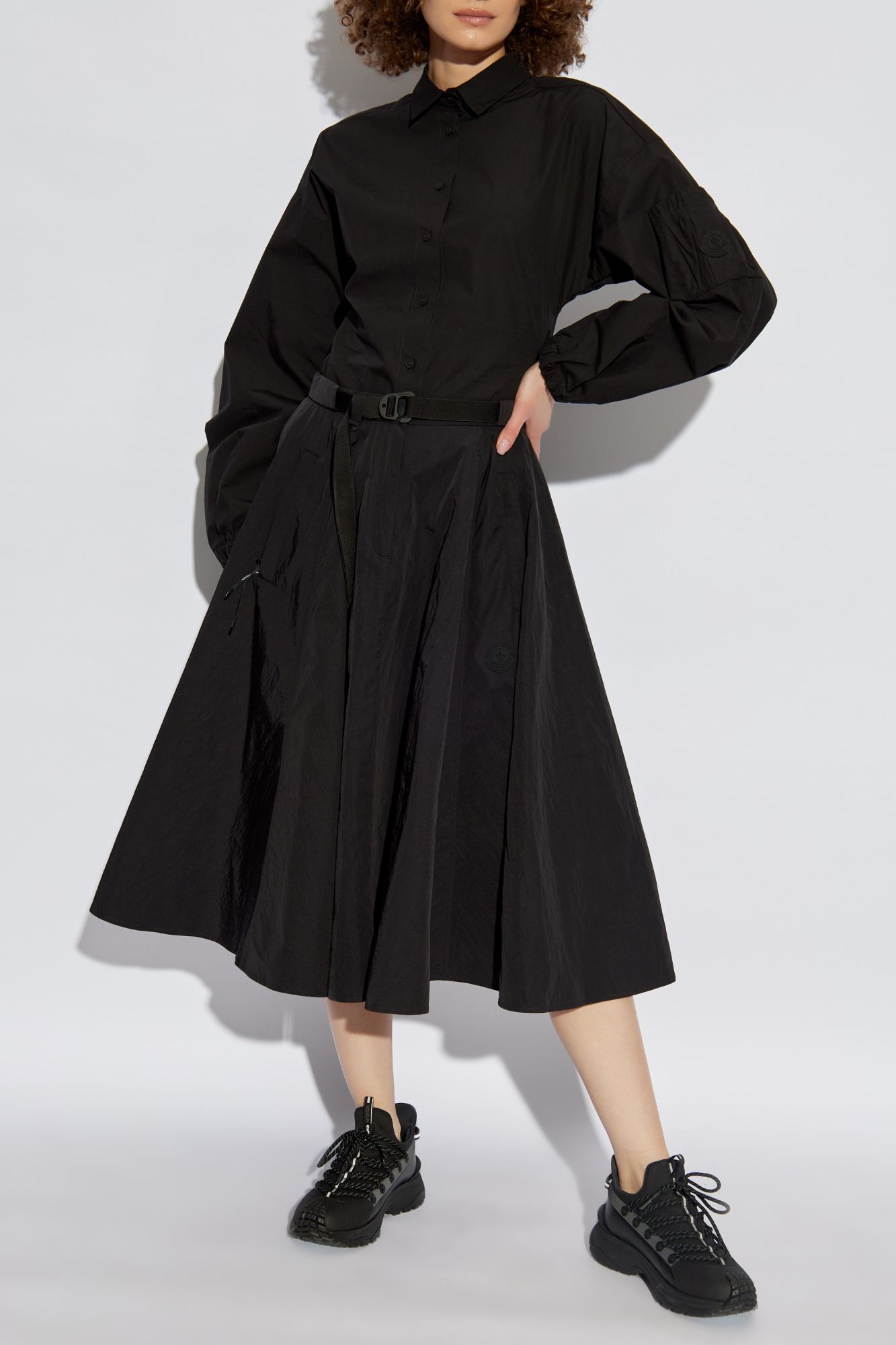 Flared Skirt, Women's, Black