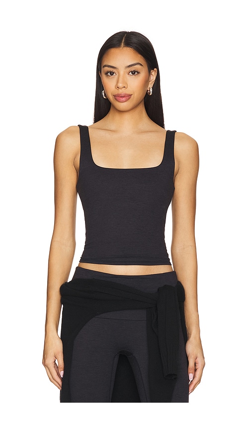 WellBeing + BeingWell LoungeWell Julian Tank in Black. XL. Also in