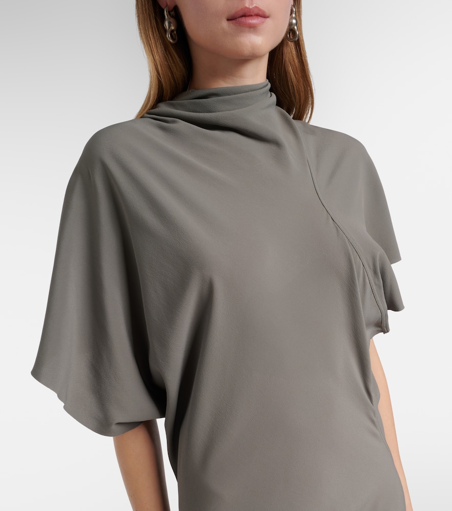 Seb draped midi dress