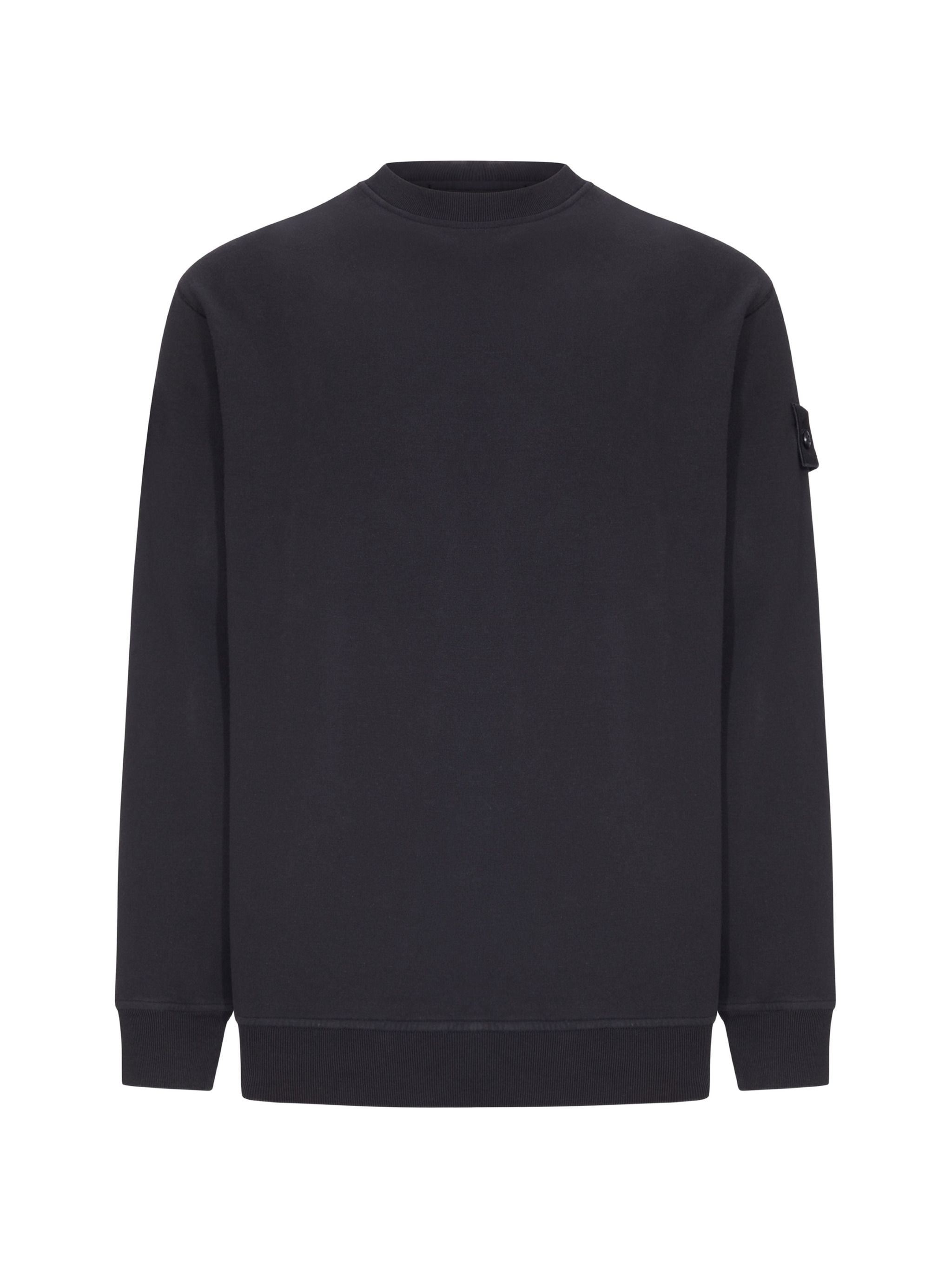 Logo-Patch Crewneck Sweater