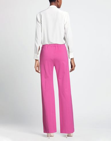 Woman Pants Magenta Size 4 Viscose, Polyamide, Elastane