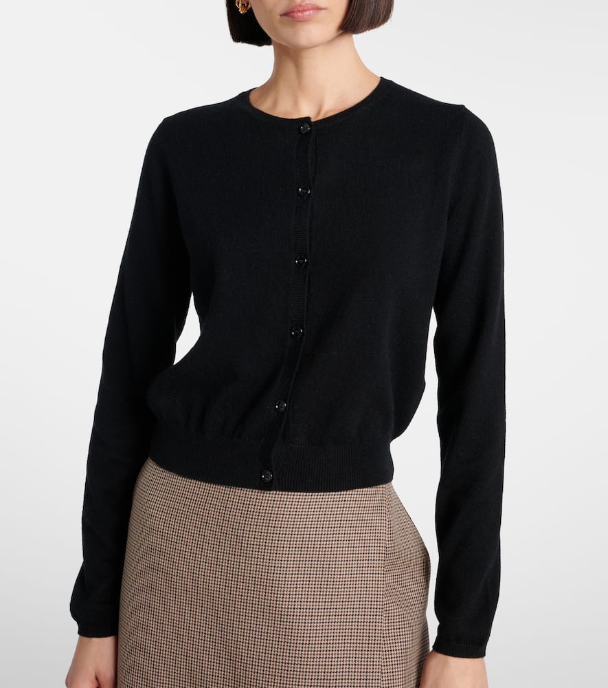 Cotton and cashmere cardigan
