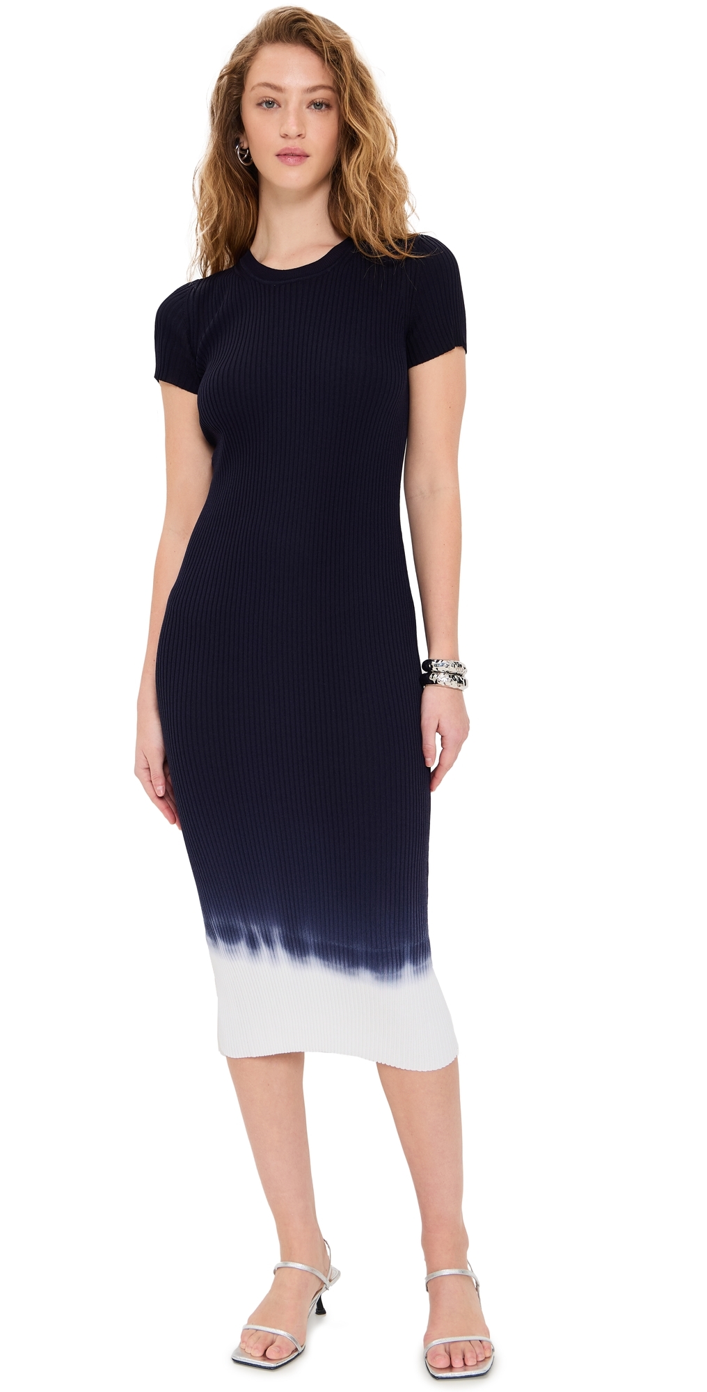 Colleen Dress Navy Ombre