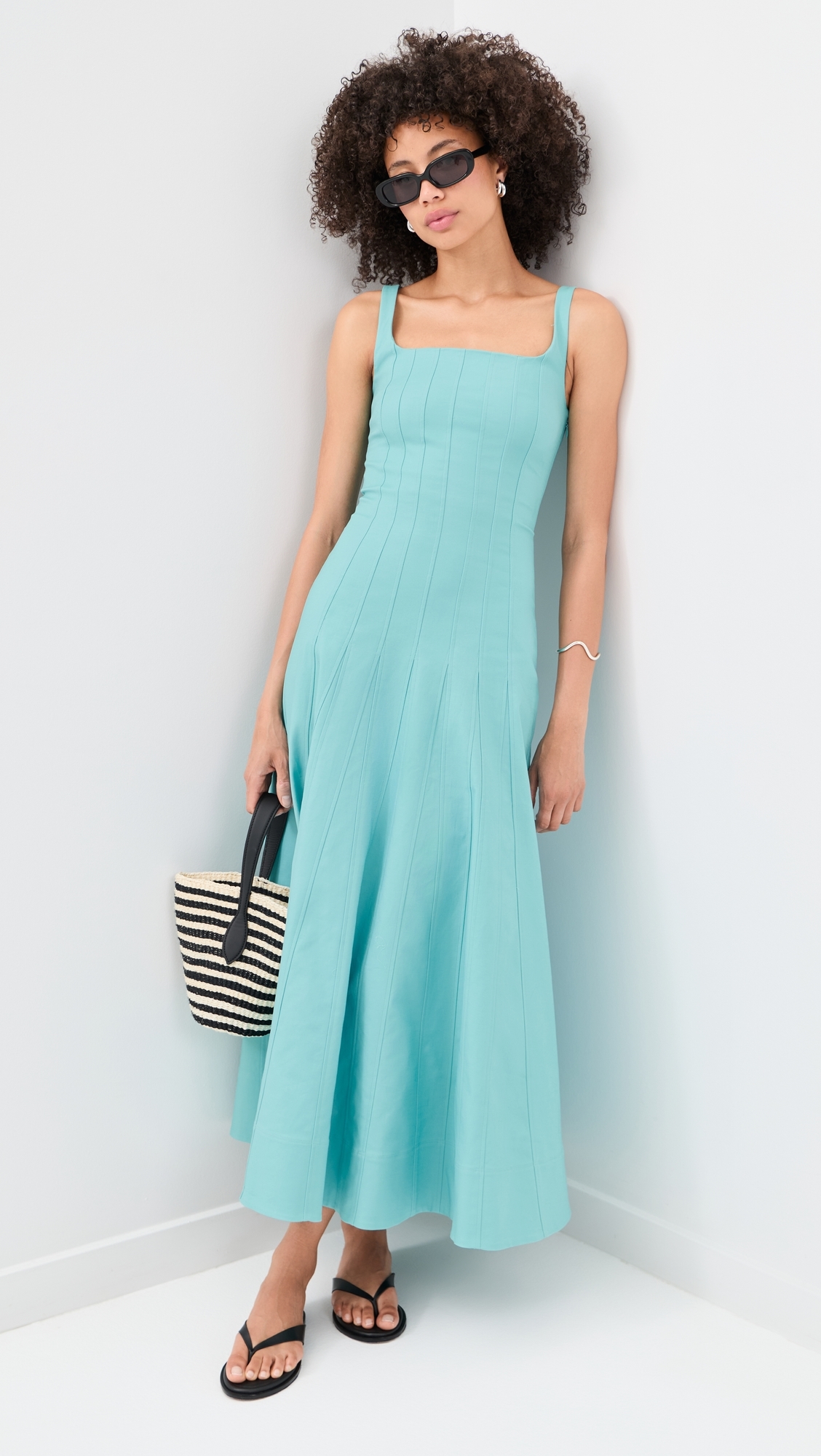 Fernanda Midi Dress Blue