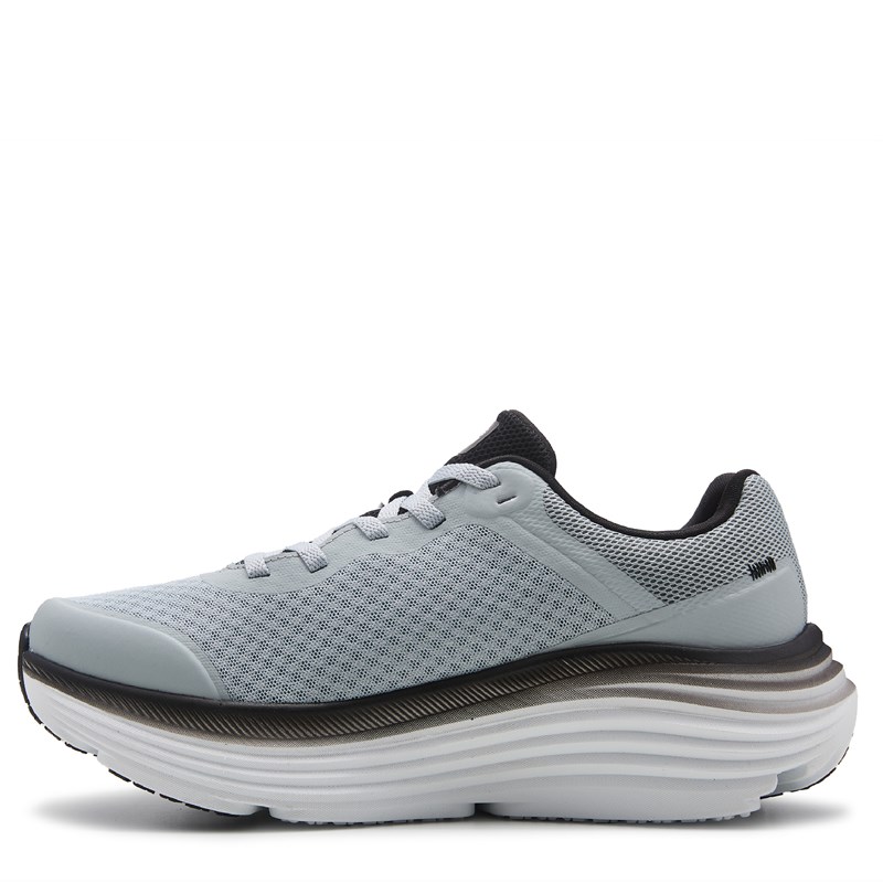 Men's Max Cushioning Endeavour Running Shoes (Light Grey/Black)