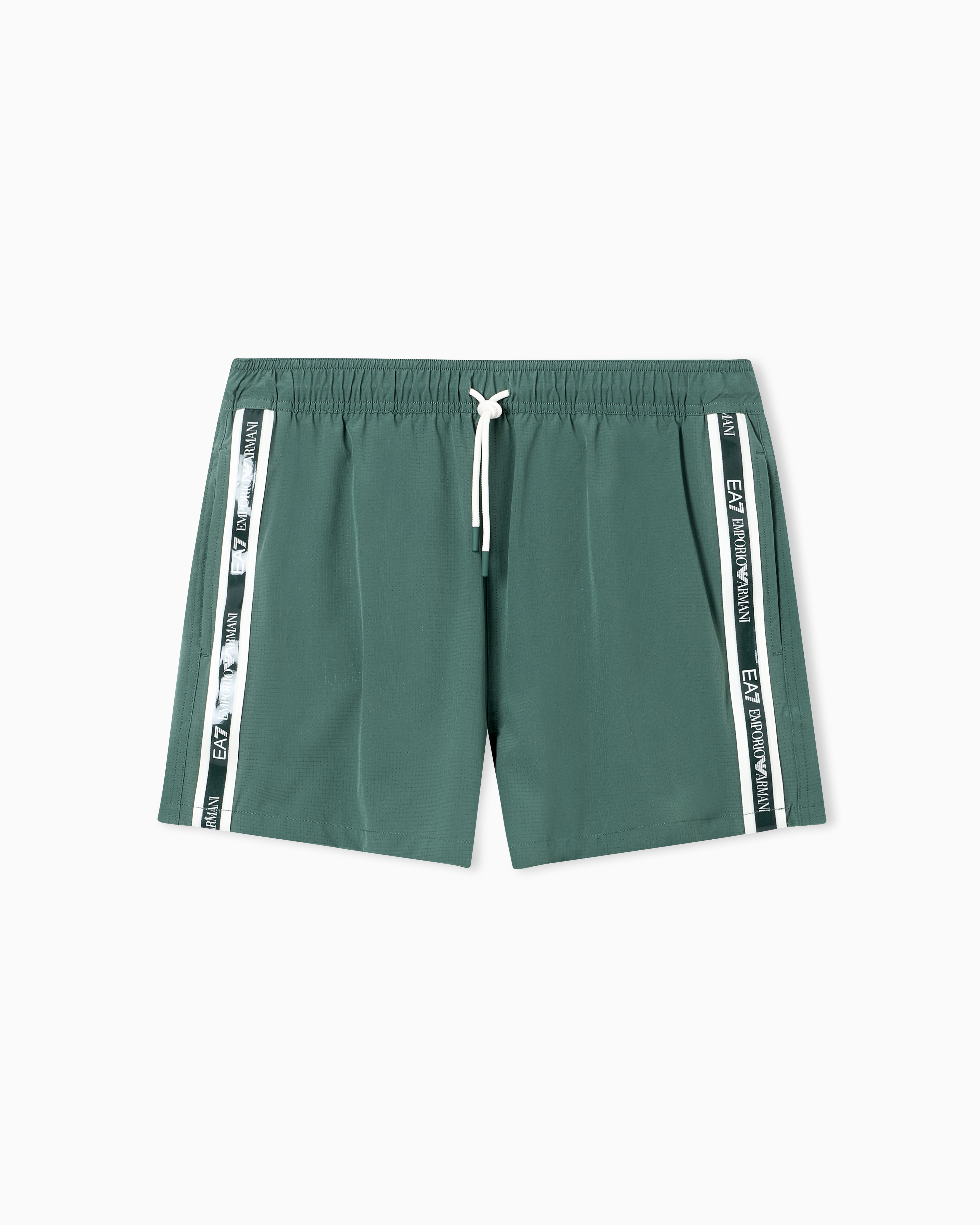 Logo Series swim trunks with logo tape