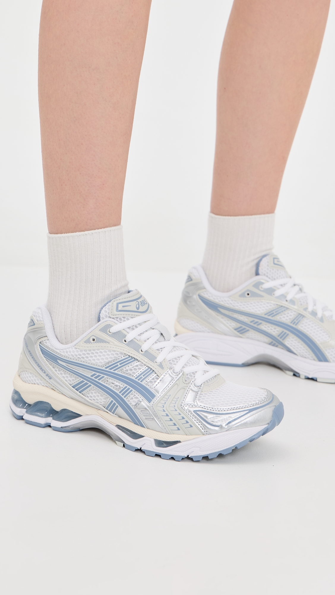 Gel-Kayano 14 Sneakers White/Light Navy