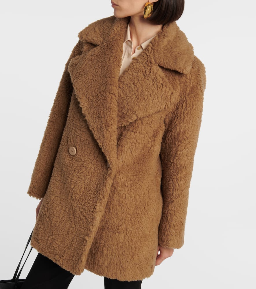 Joseph Sherpa Cabanis camel hair and silk coat