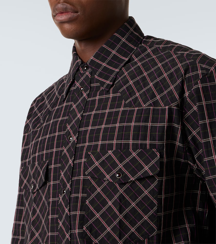 Checked cotton shirt