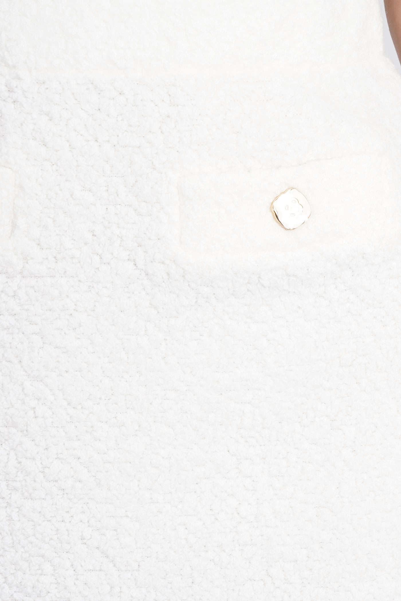 Skirt In White Sponge