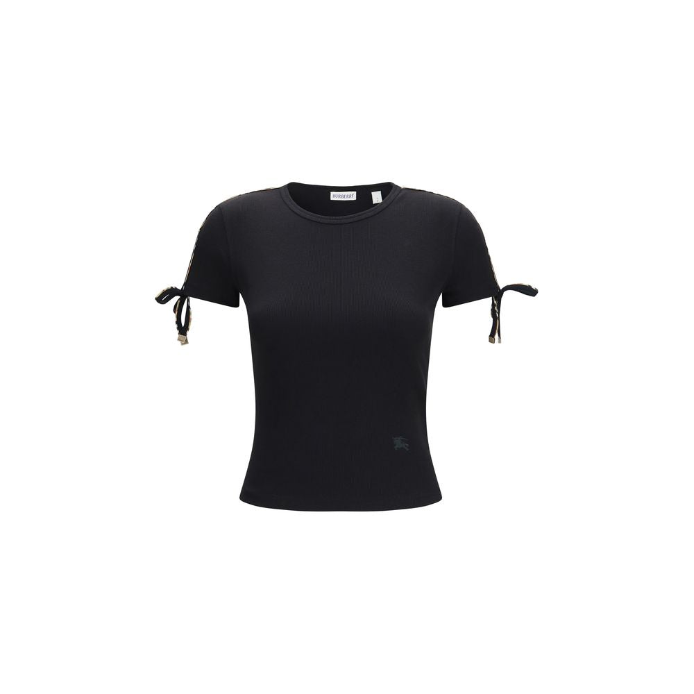 Check T-Shirt — Black