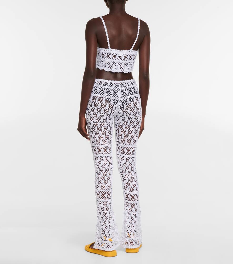 Bianca crochet crop top