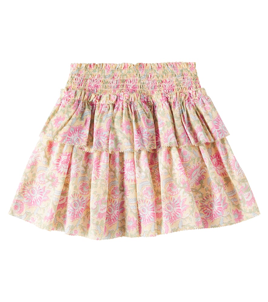 Louise Misha Roumia floral cotton voile skirt