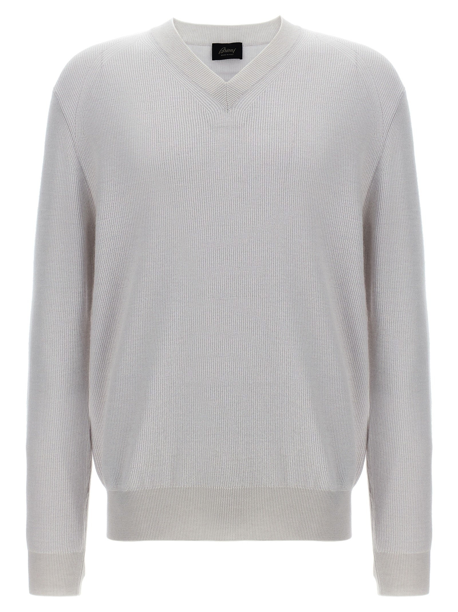 Cashmere Wool Blend Cardigan — White